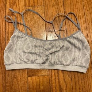 Victoria’s Secret strappy grey bralette
